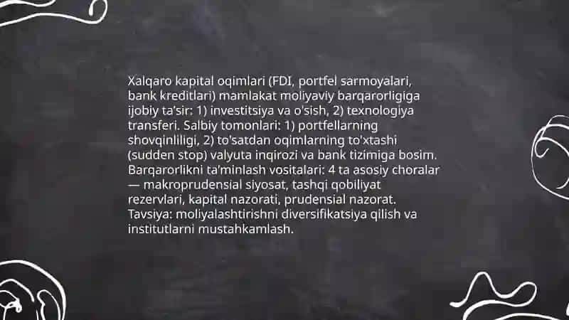 Global savdo liberalizatsiyasi va mamlakat iqtisodiy xavfsisligi 4