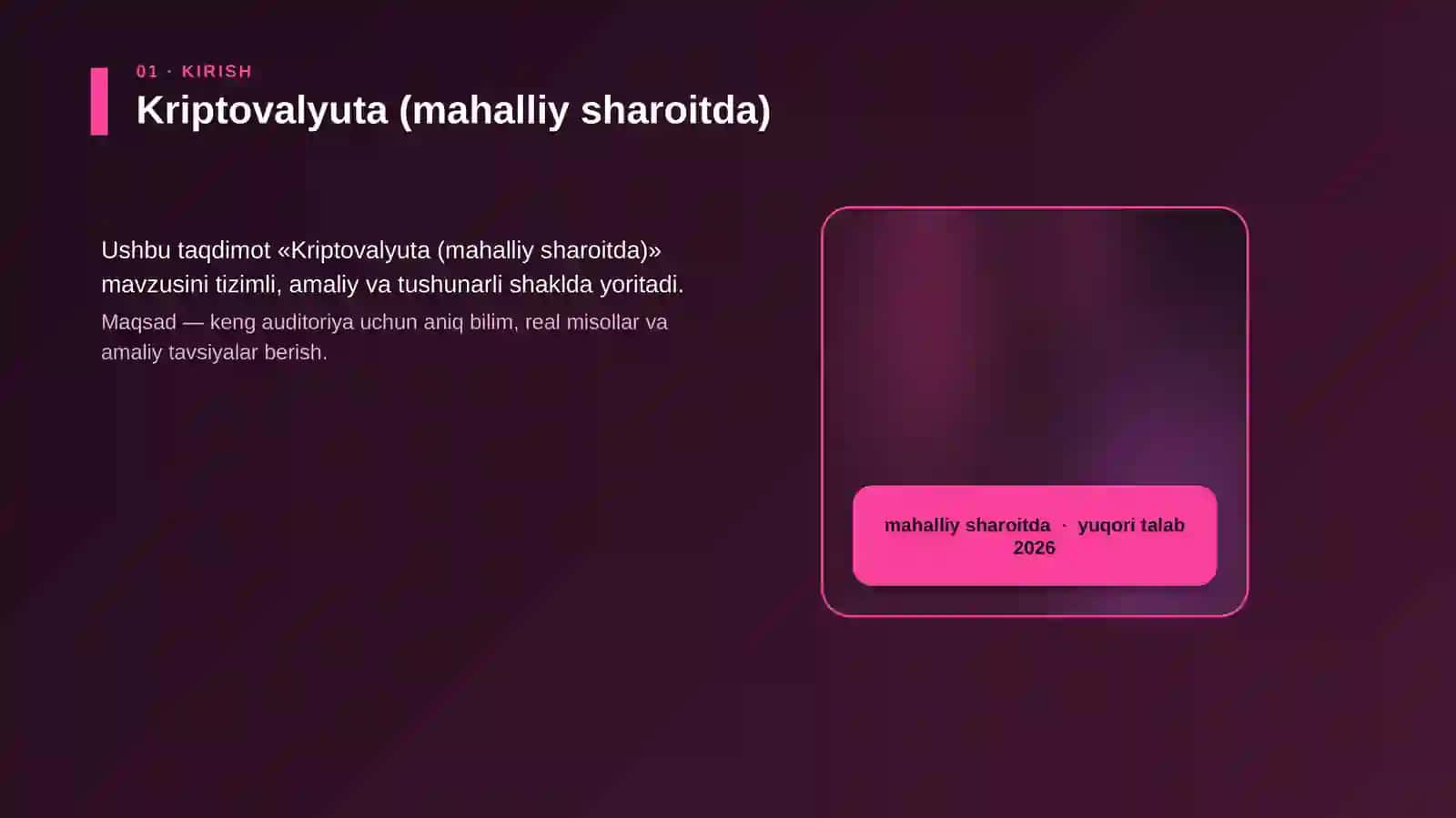 Kriptovalyuta (mahalliy sharoitda) 4