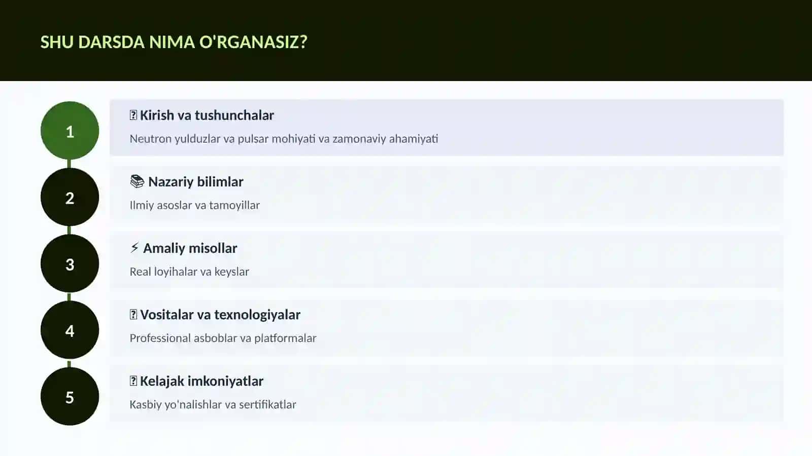 Neutron yulduzlar va pulsar 4