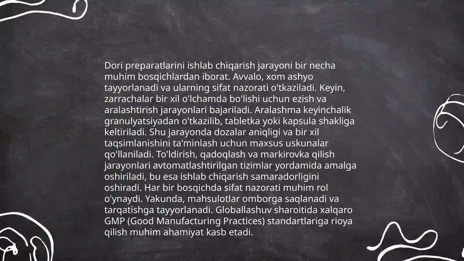 Farmaseftik texnalogiya, mohiyati, maqsadi va vazifalari 4