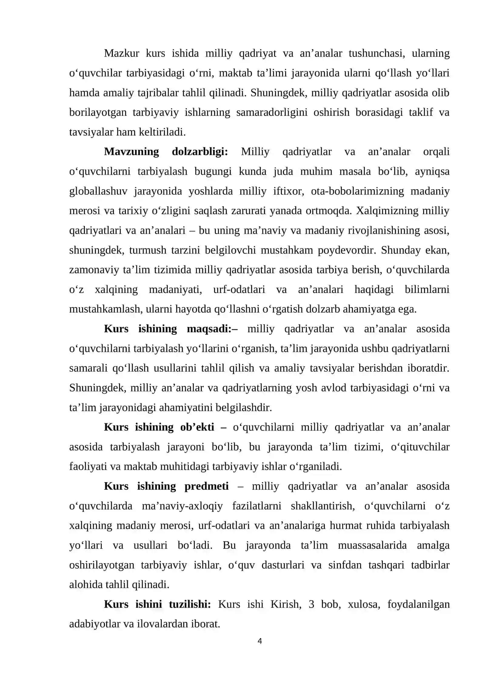 Milliy qadryat va an’analar orqali o’quvchilarni tarbiyalash yo’llari 4