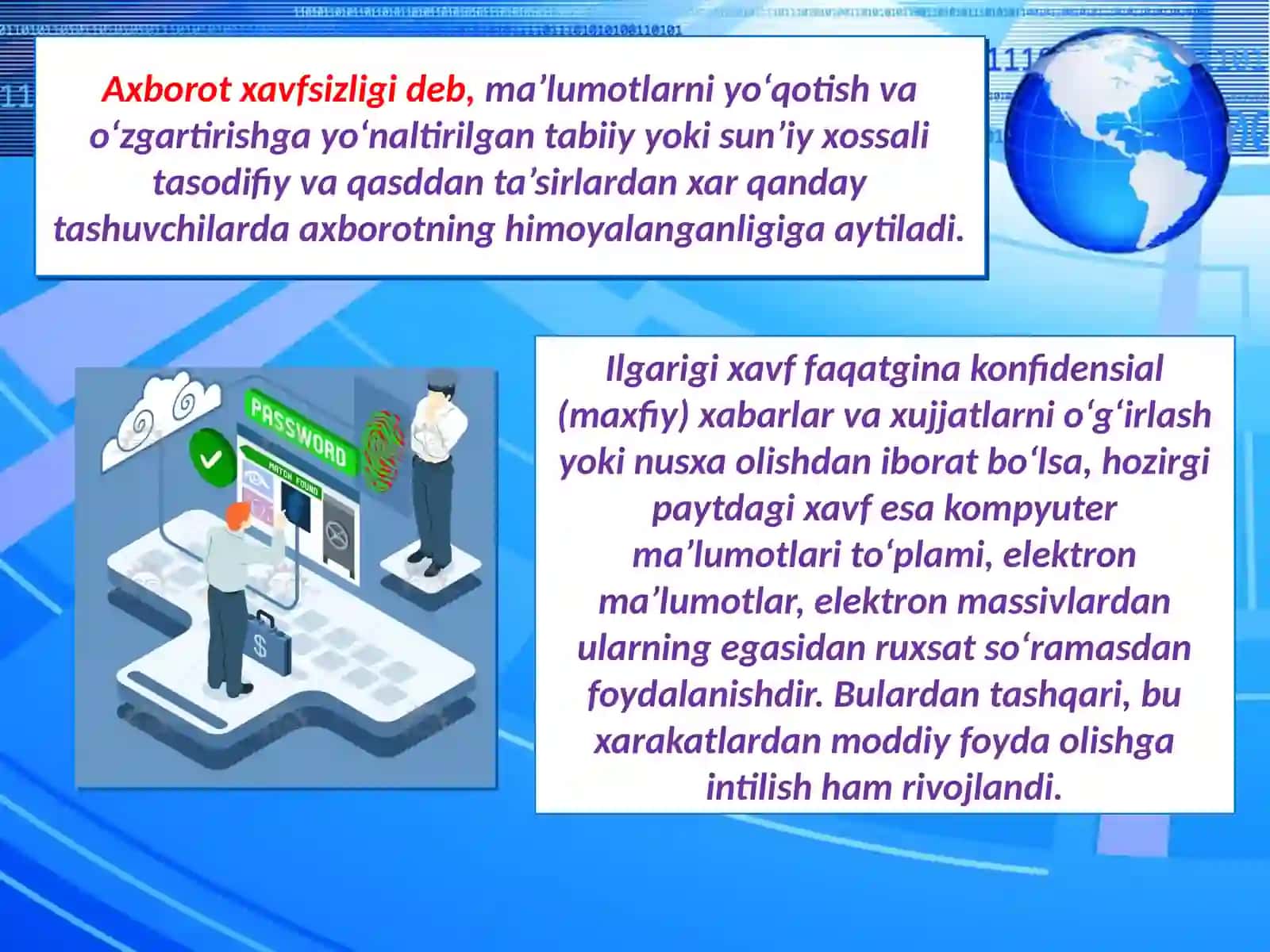 Axborot xavfsizligini taminlash 4