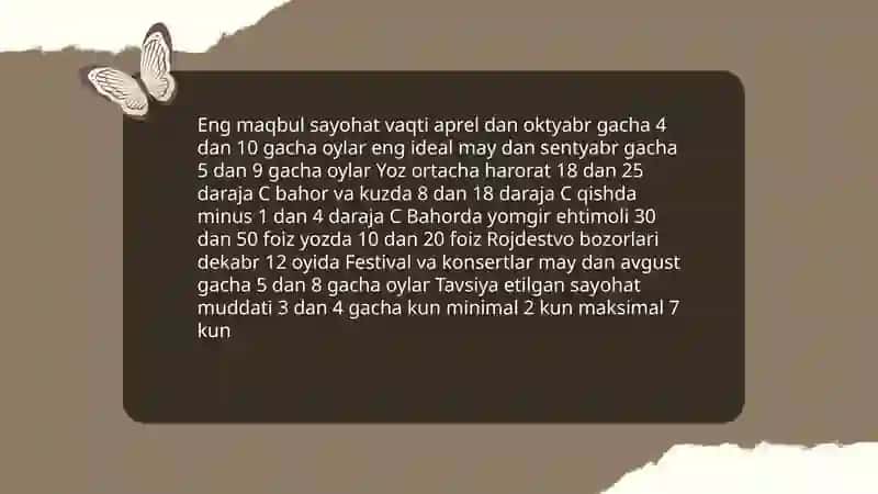 Ekskursiya tashkil etish 4