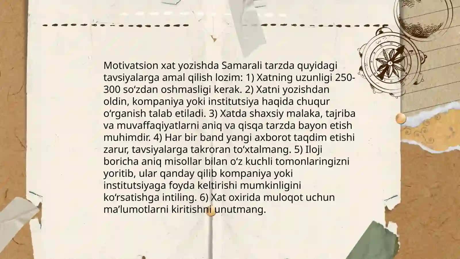 Rezyume yozish usullari 4