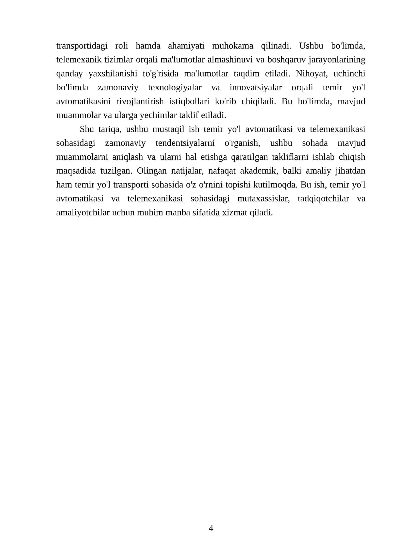 Zamonaviy temir yo‘l avtomatikasi va telemexanikasi qurilmalari 4