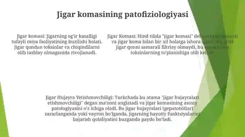 Jigar Komasi Va Jigar Hujayra Yetishmovchiligi 4