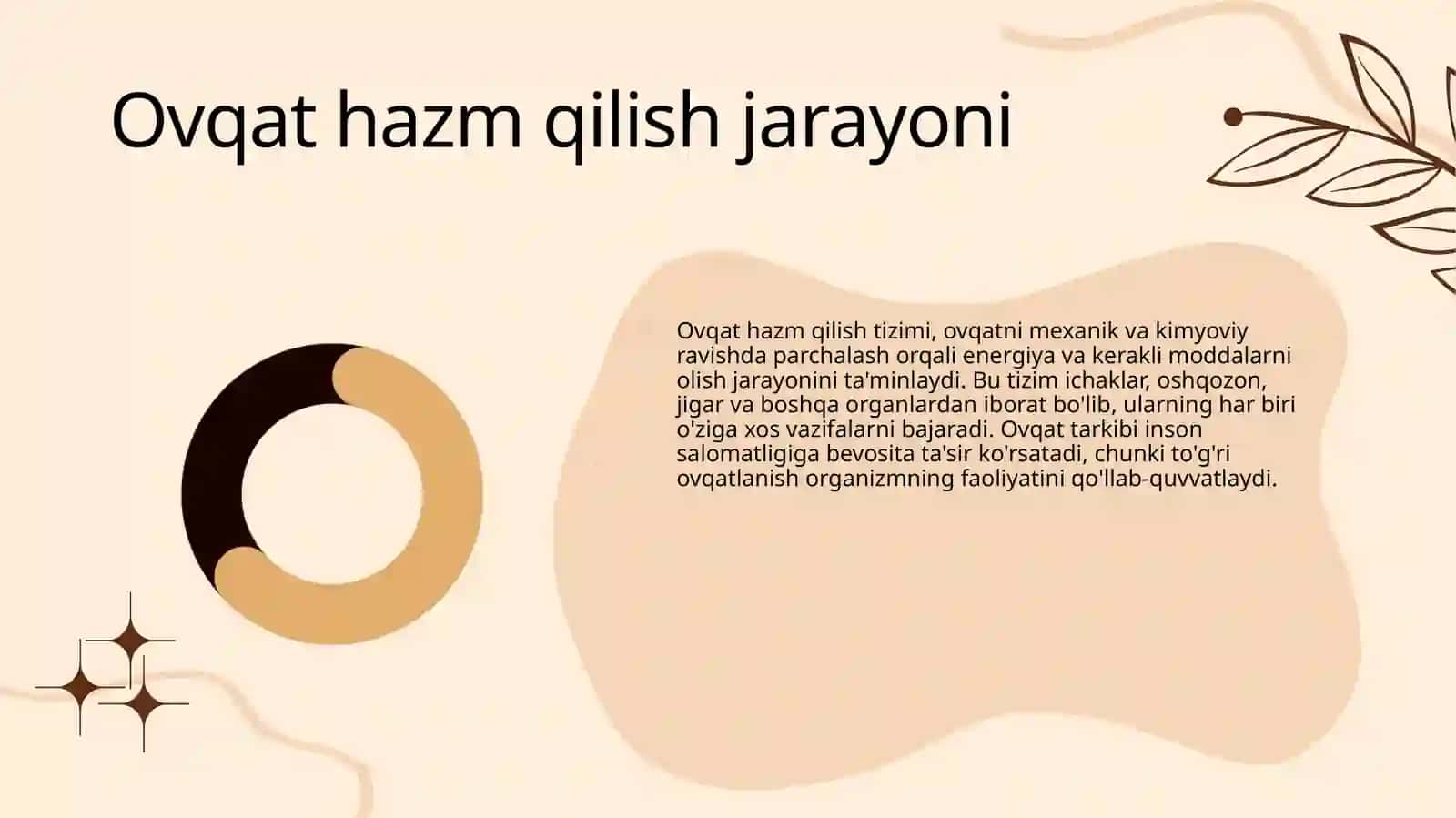 Ovqat hazm qilish tizimi fiziologiyasi.Inson salomatligiga ovqat tarkibining ahamiyati 4