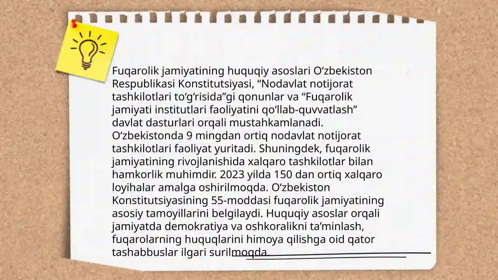O'zbekistonda fuqorolik jamiyati asoslarining shakillanishi va rivojlanishi 4