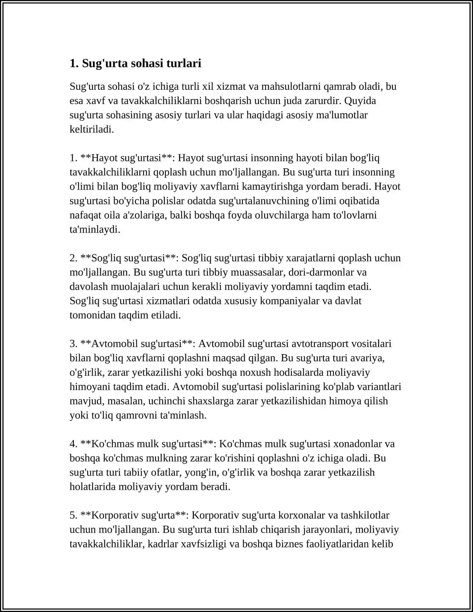 SUG'URTA SOHALARI VA ULARNING INTERPRETATSIYASI 4