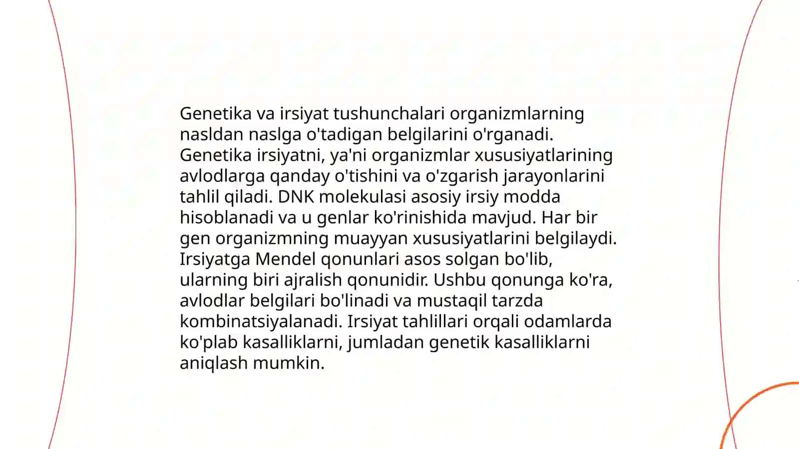 Irsiyat va qarindoshlik koefsentini aniqlash 4