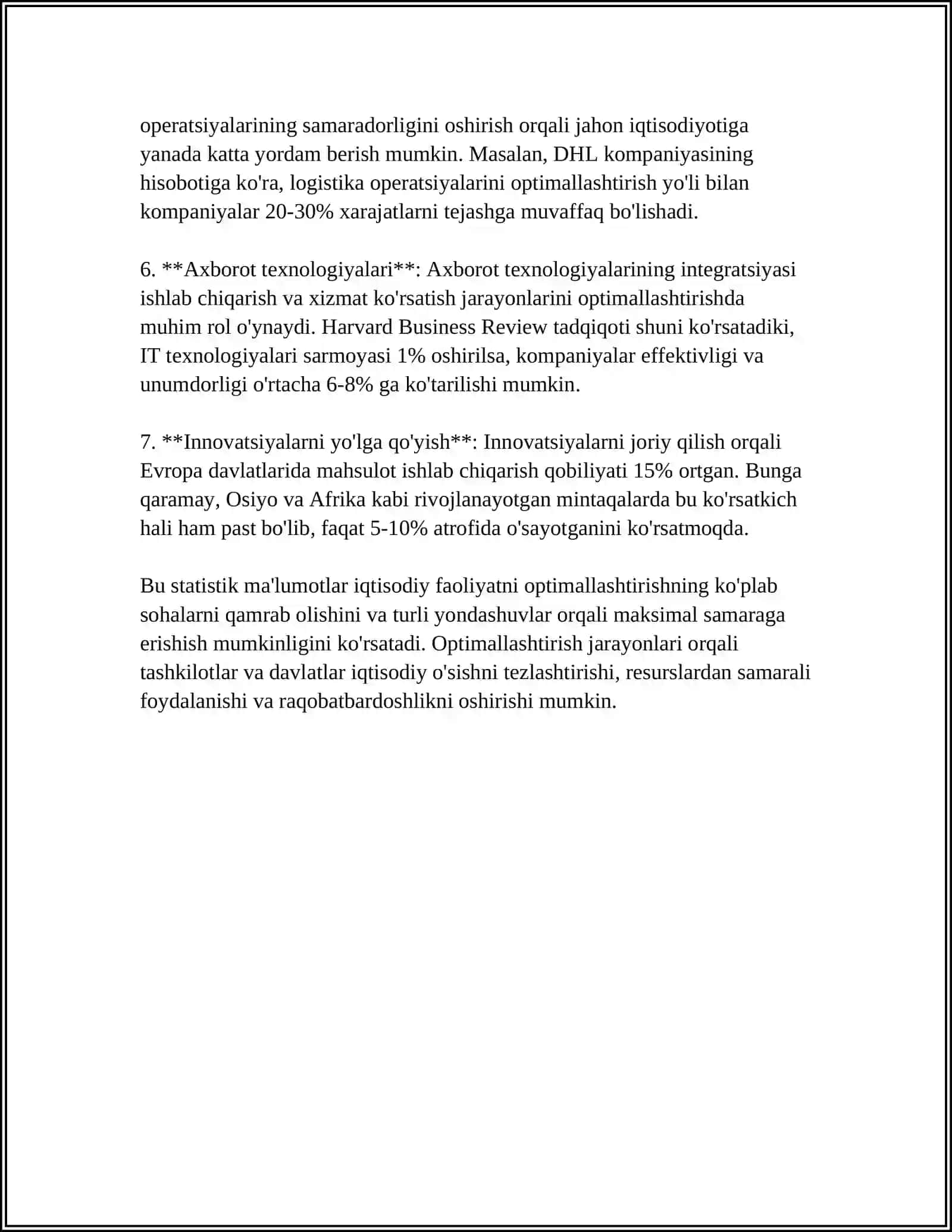 XUFYONA IQTISODIY FAOLIYATNI MINIMALLASHTIRISH YO'LLARI 4