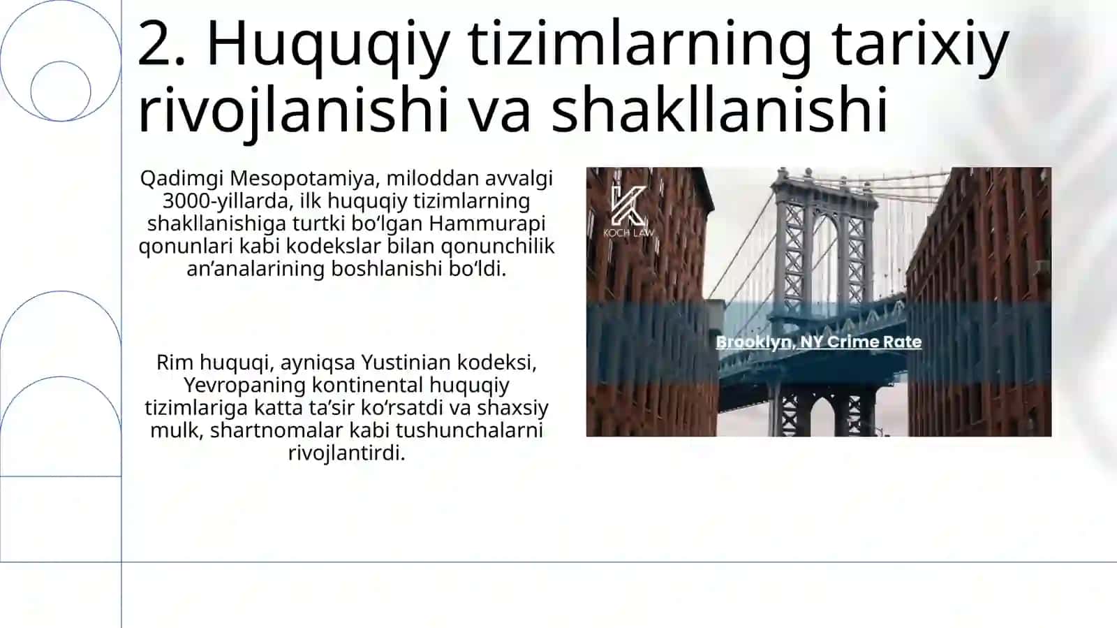 Hozirgizamonning asosiy huquqiy tizimlari tushunchasi va tasnifi 4
