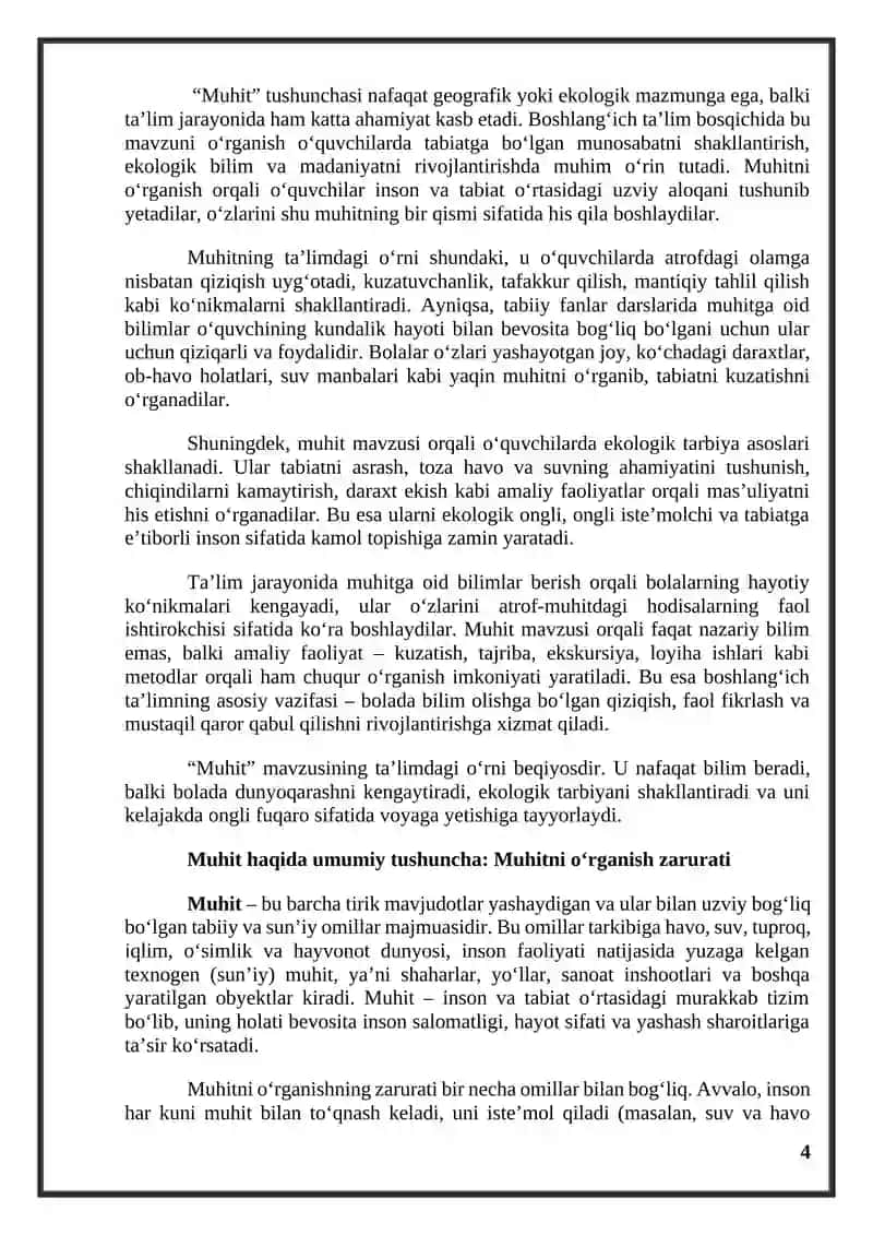 Muhit Kurs Ishi 4