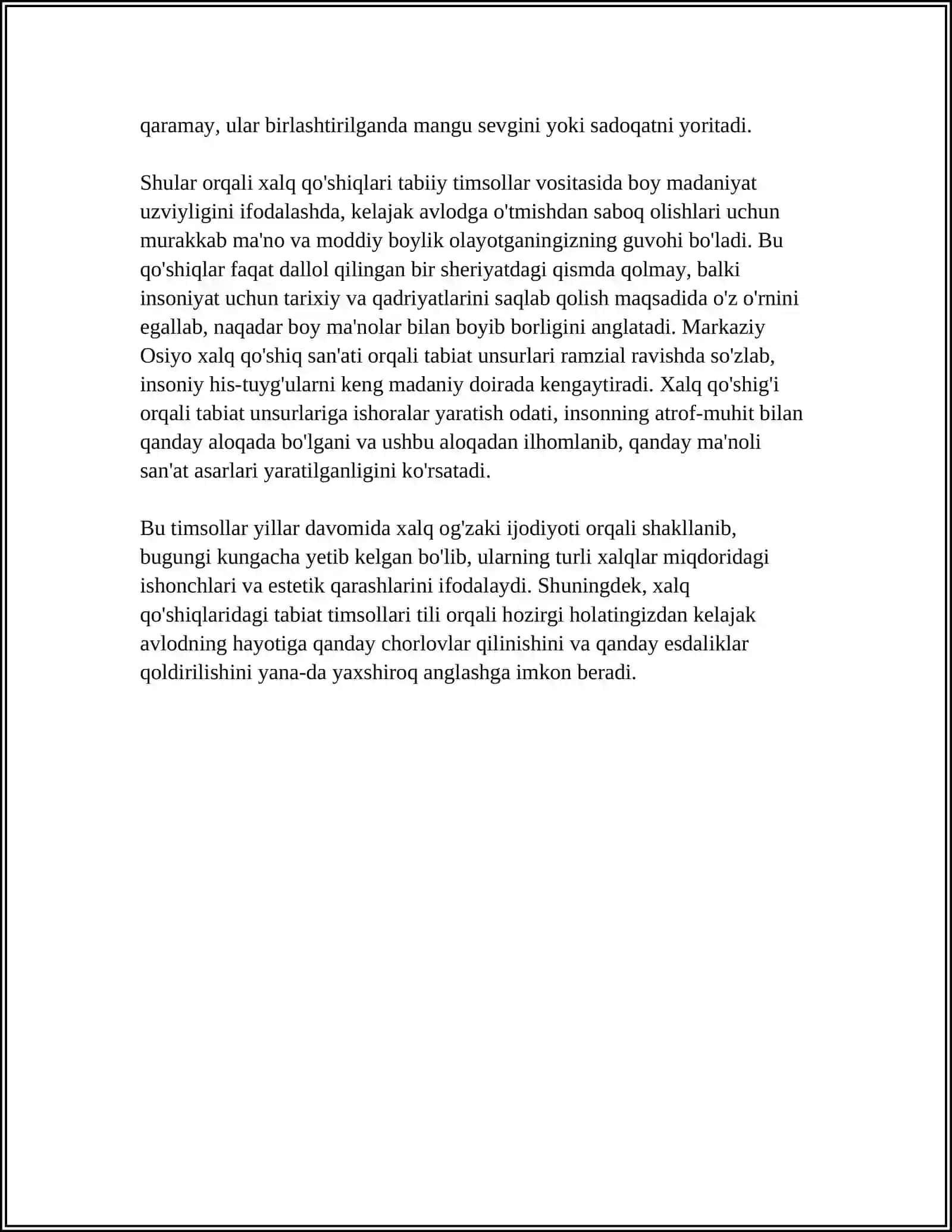 O'ZBEK FOLKLORI REFERAT 4