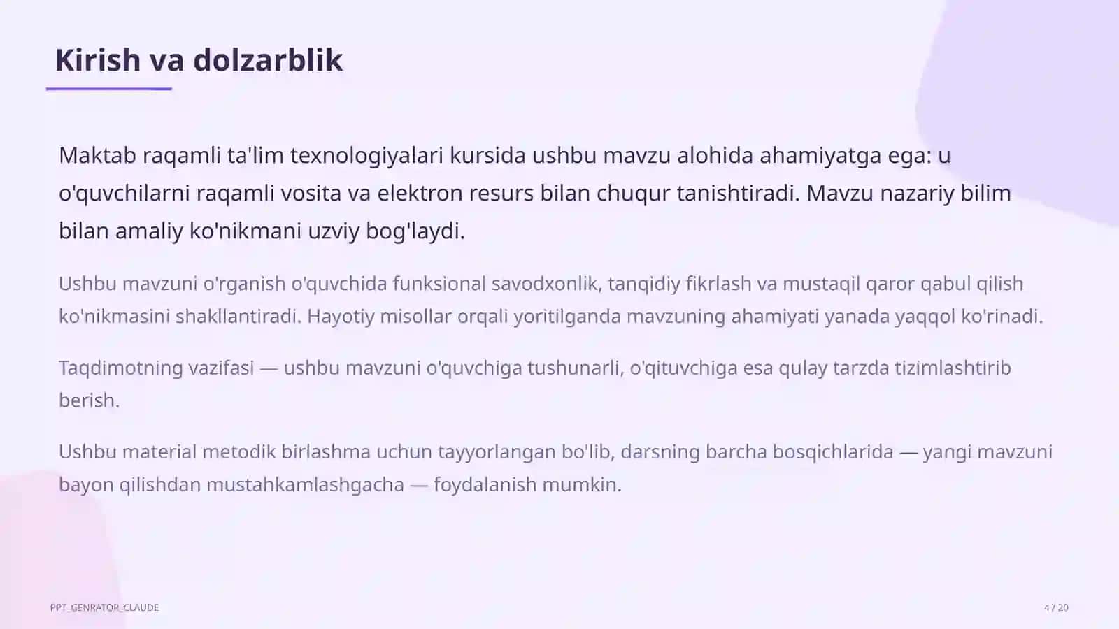 Ta'lim analitikasi: o'quvchi natijalarini tahlil qilish 4