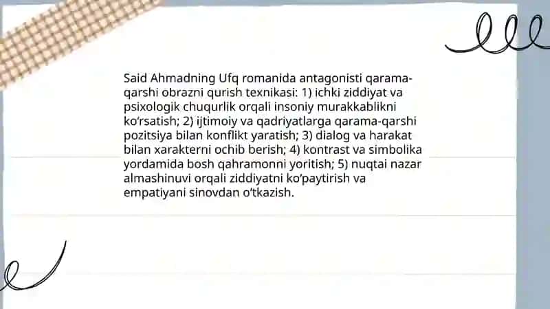 "Ufq" romani 4