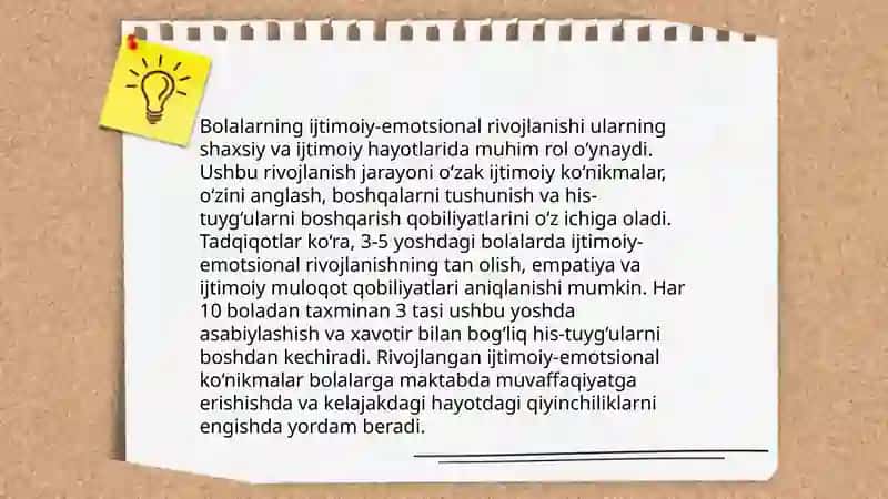 Maktabgacha yoshdagi bolalarning rivojlanishining o'ziga xos xususiyatlari 4