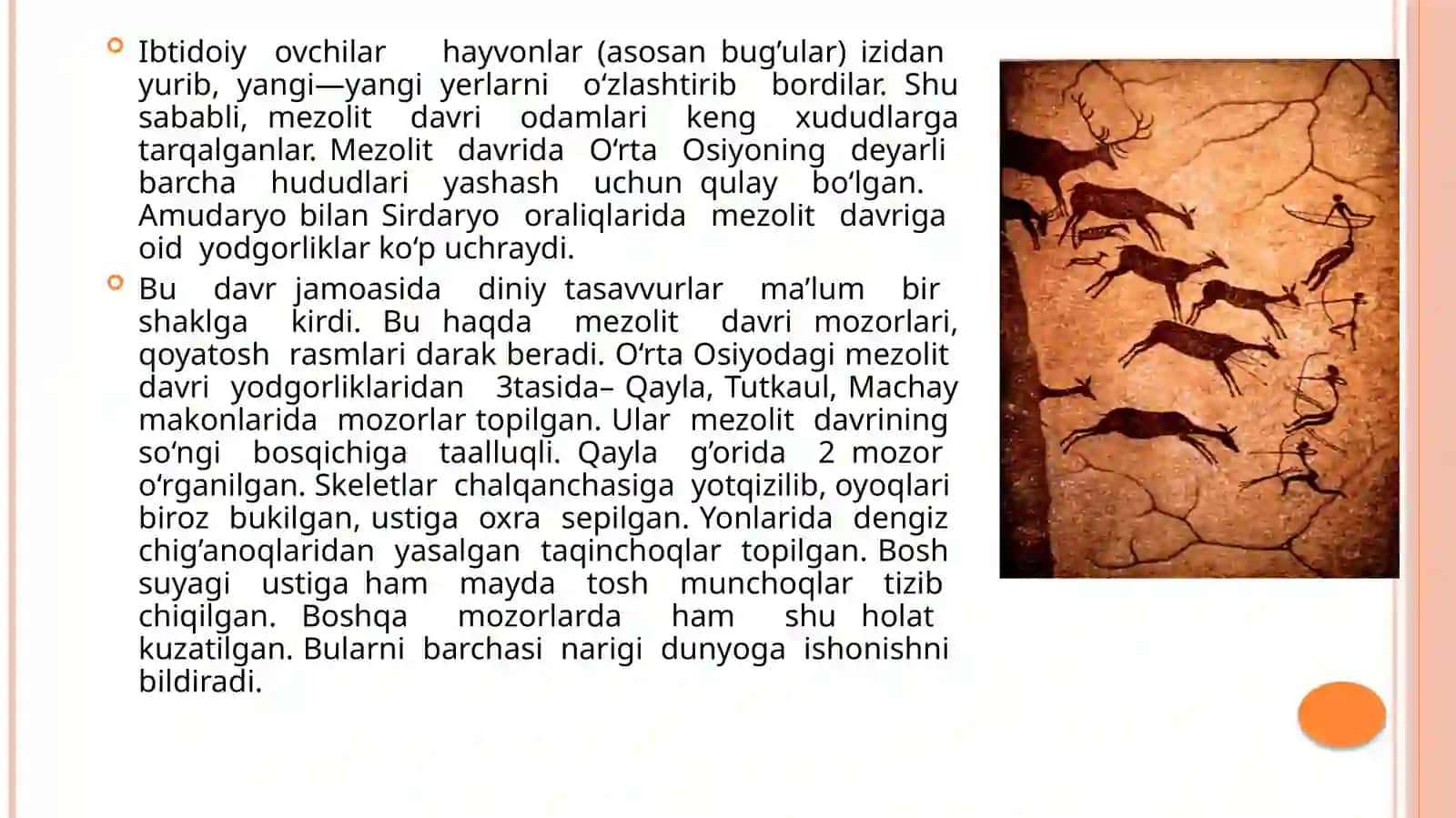 Mezolit davri va uning o’rganilishi (Arxeologiya) 4