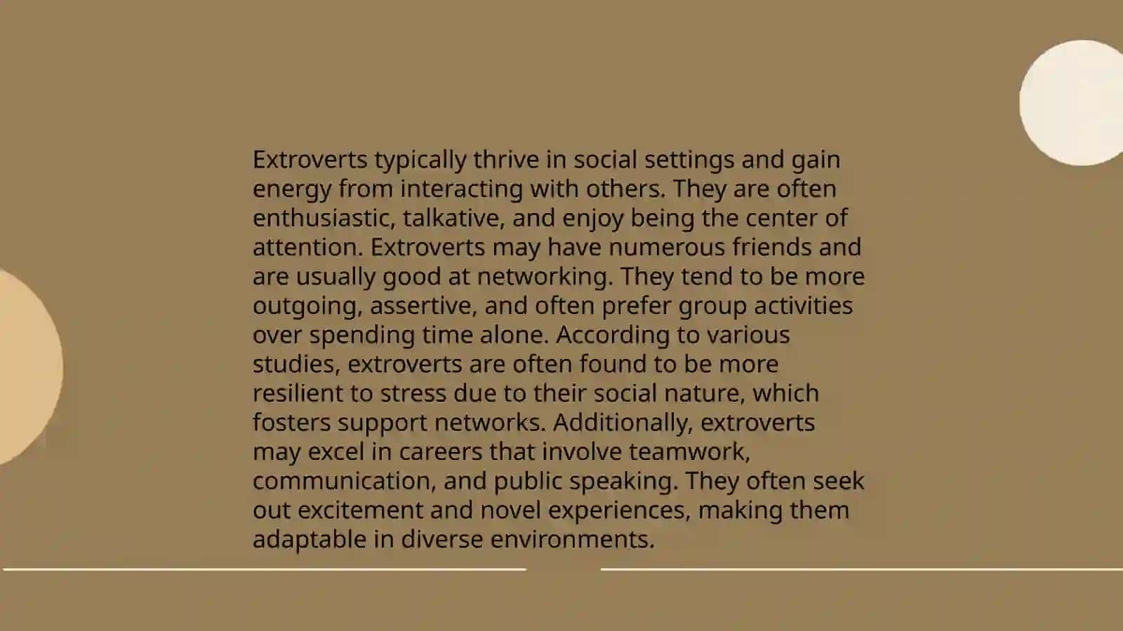 Introverts and extroverts 4