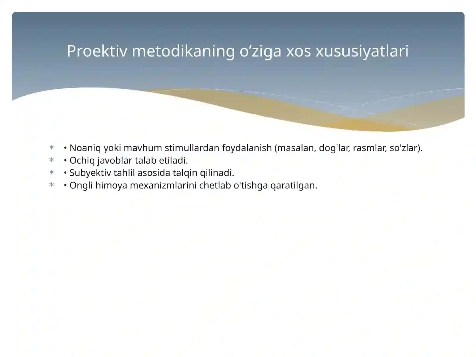 Psixologiyada proyektiv usullar 4