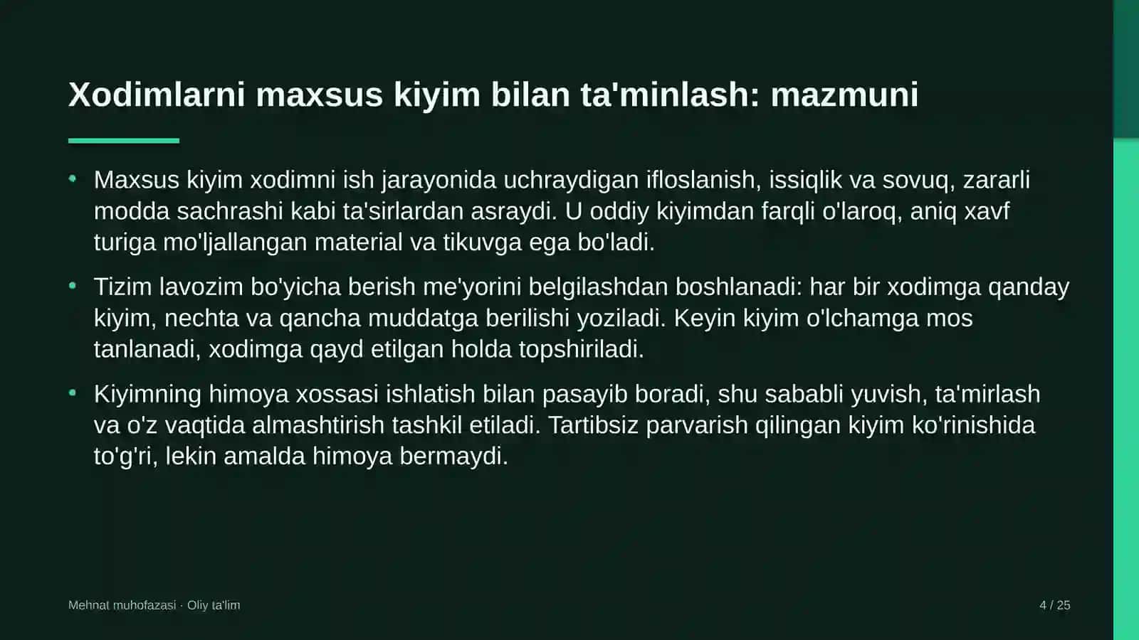 sud tibbiy ekspertiza muassasalarida xodimlarni maxsus kiyim bilan ta'minlash 7152 4