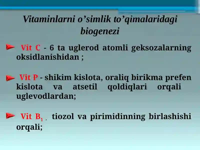 Vitaminlar 4
