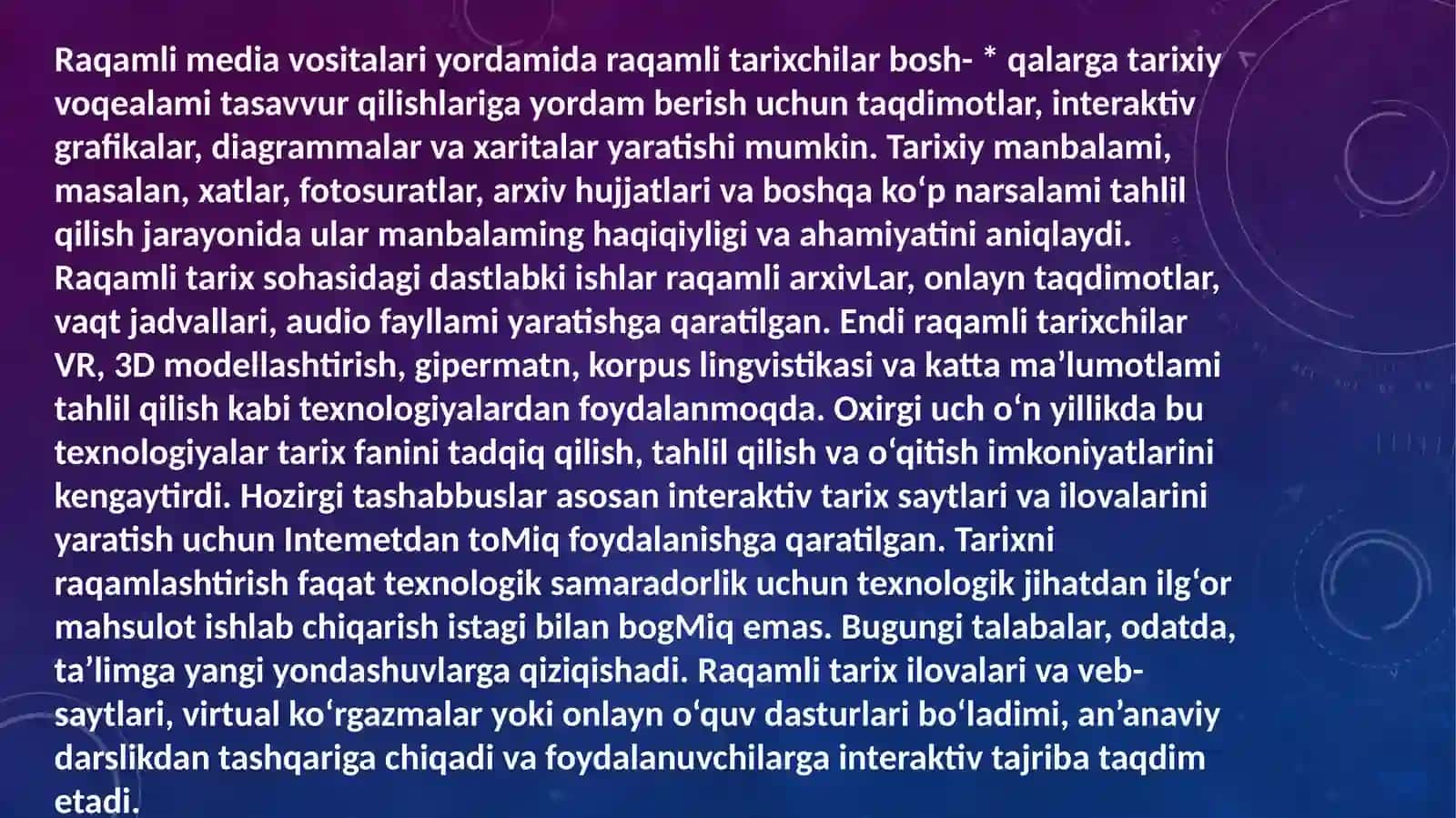 Tarixiy informatika 4