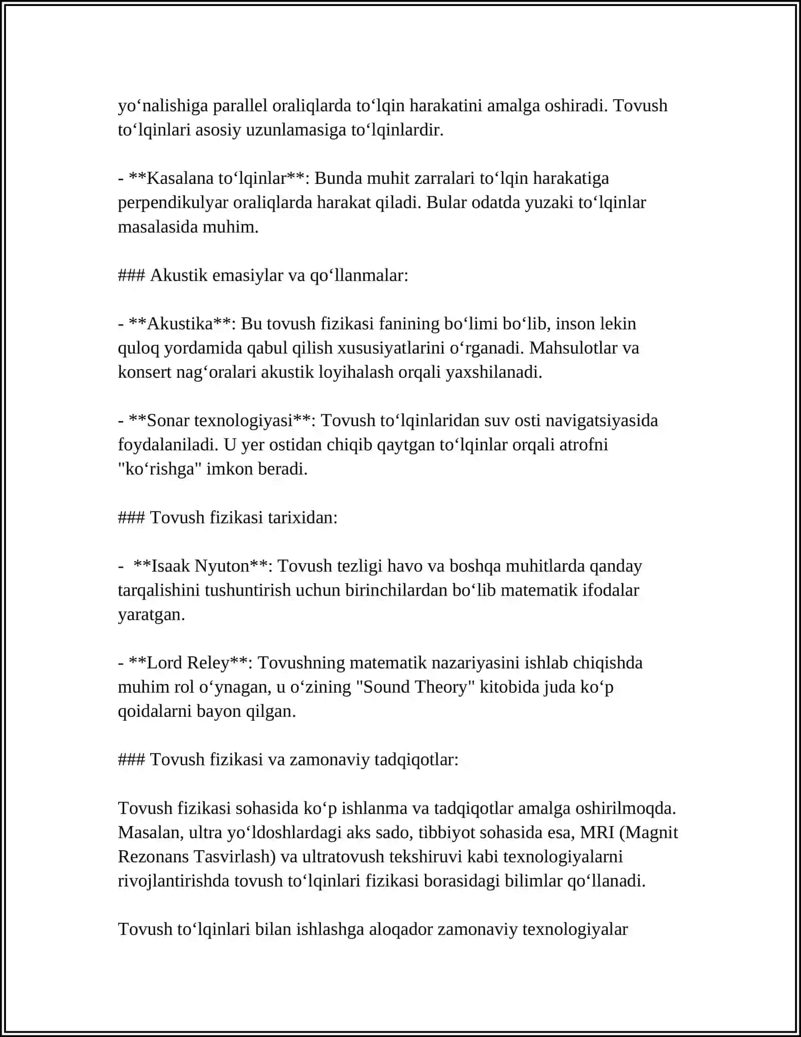MUSIQA VA SAN'ATDA TOVUSHLI TOʻLQINLAR TAHLILIDA INTEGRAL HISOB TATBIQLARI 4
