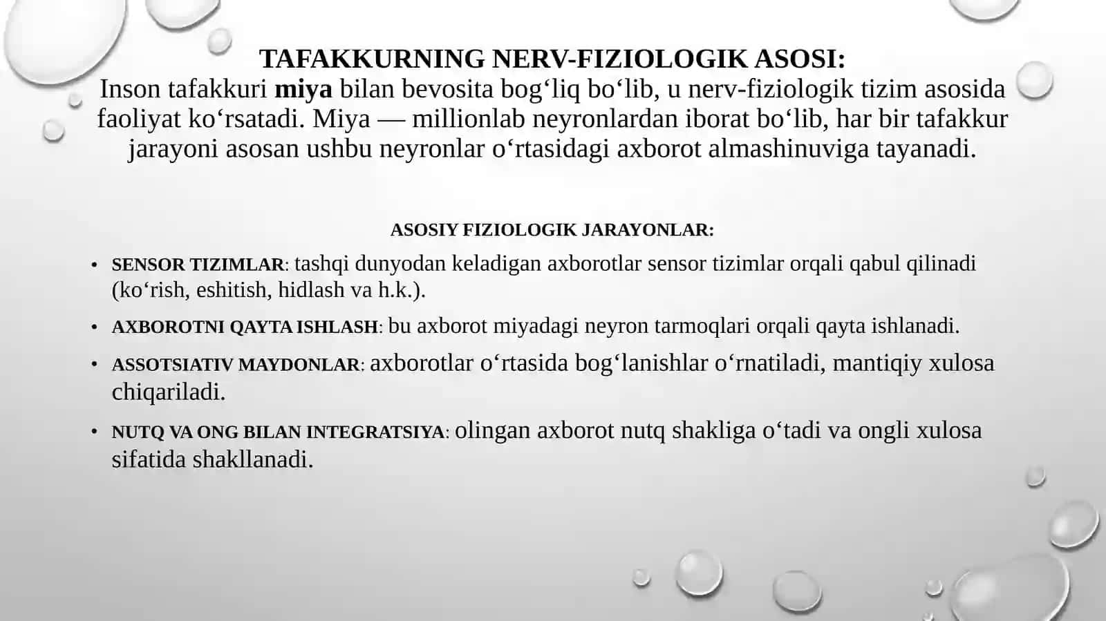 TAFAKKURNING BILISH JARAYONI SIFATIDAGI MOHIYATI VANERV-FIZIOLOGIK ASOSI 4