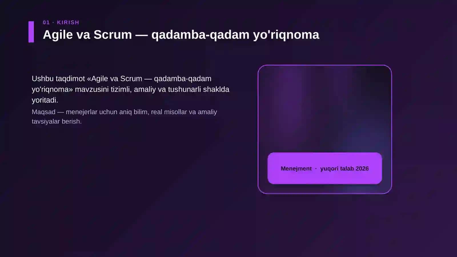 Agile va Scrum — qadamba-qadam yo'riqnoma 4