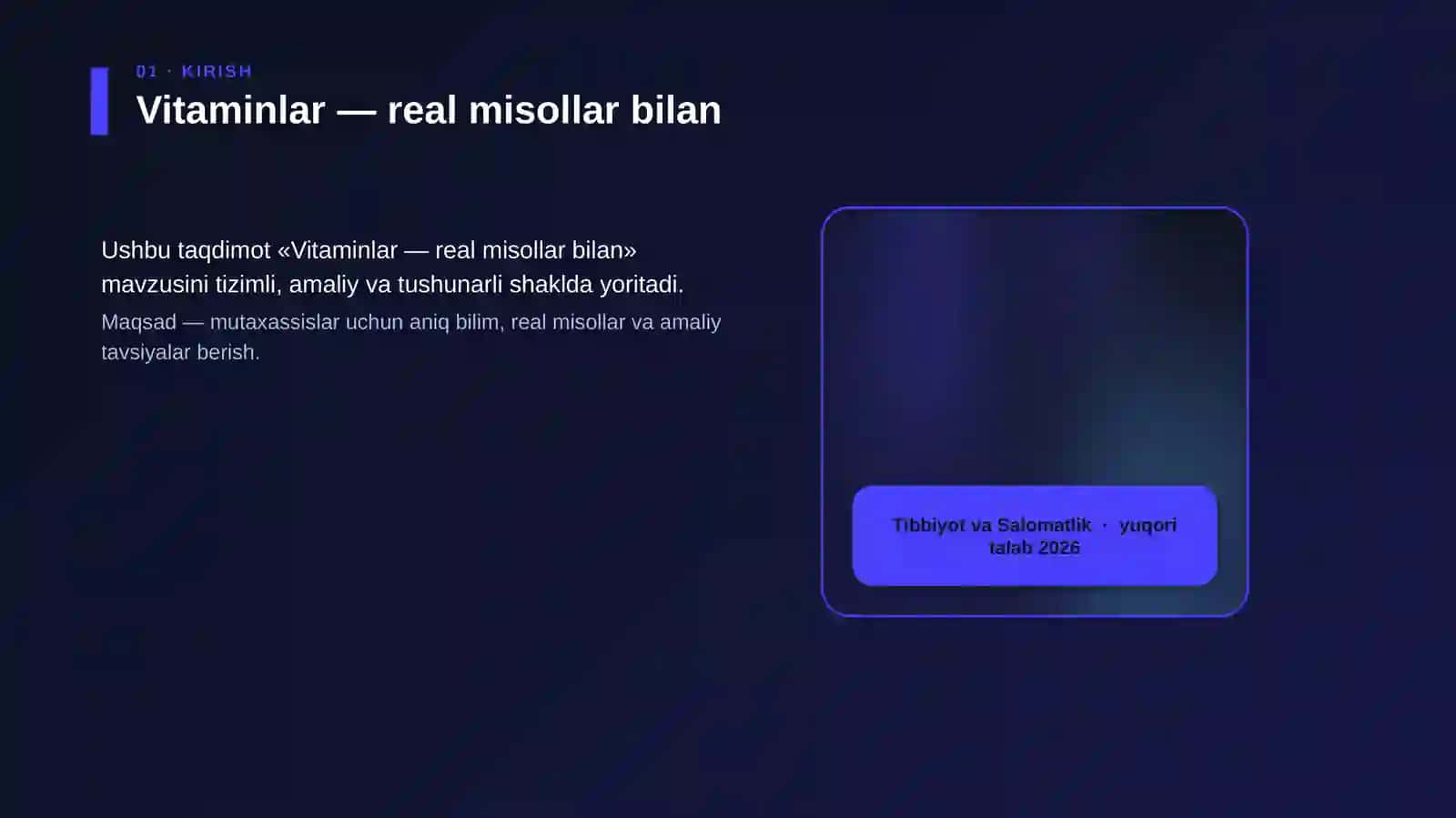 Vitaminlar — real misollar bilan 4