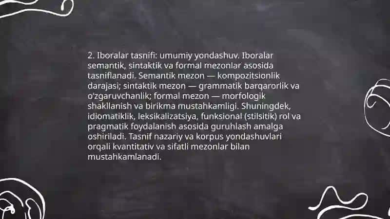 Iboralar va uning turlari 4