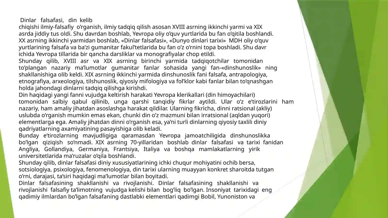 Allomalar din to’g’risida 4