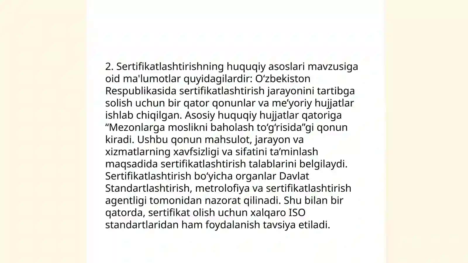 Sertifikatlashtirish tizimlarining mazmuni va ahamiyati 4