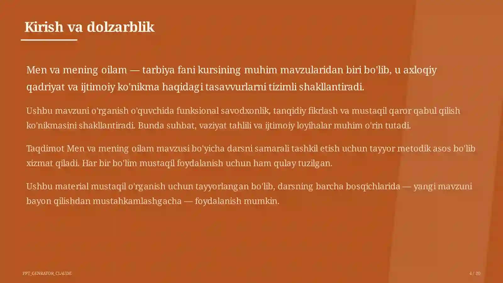 Men va mening oilam (1-sinf) 4