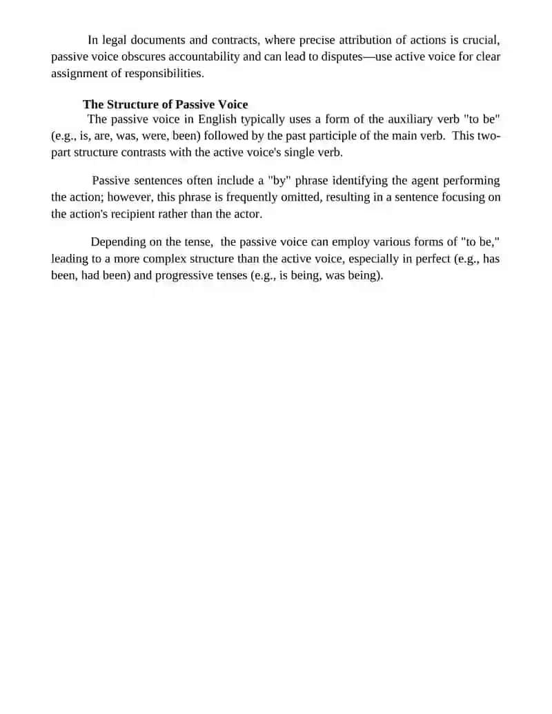 Passive voice 4