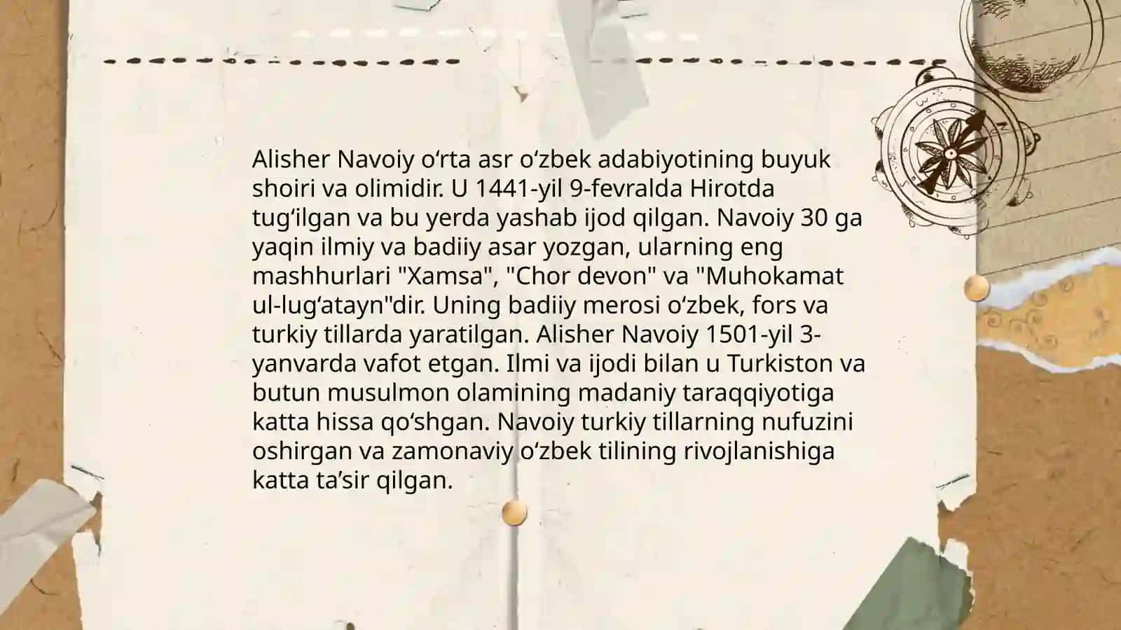 Sharq allomalarining ilmiy merosining õrganilishi: Alisher Navoiy misolida 4