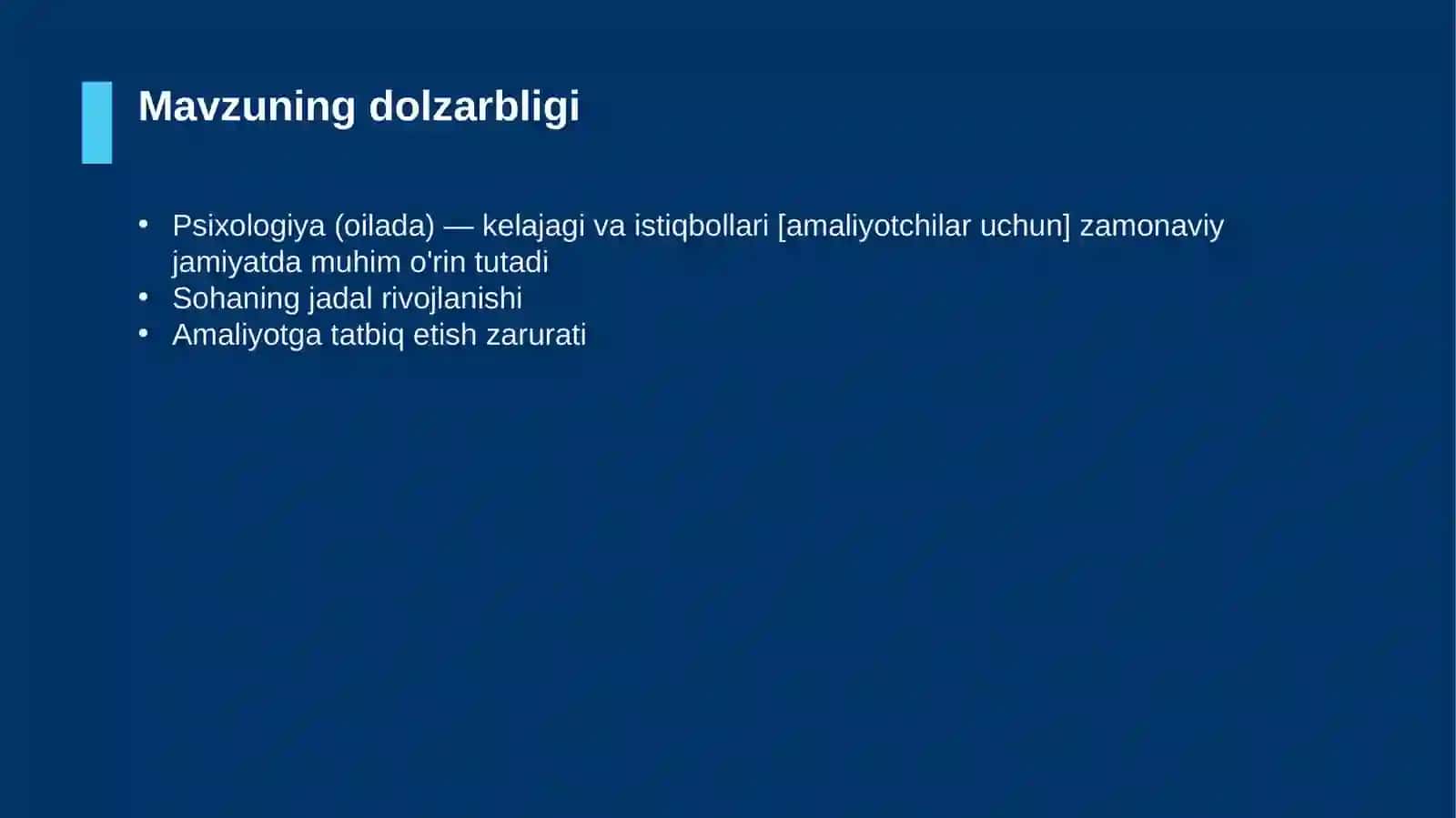 Psixologiya (oilada) — kelajagi va istiqbollari [amaliyotchilar uchun] 4