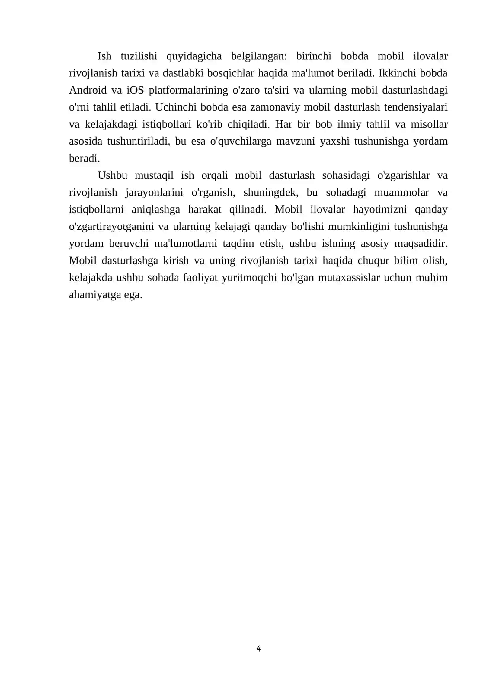 Mobil dasturlashga kirish.Mobil ilovalarning rivojlanish tarixi 4
