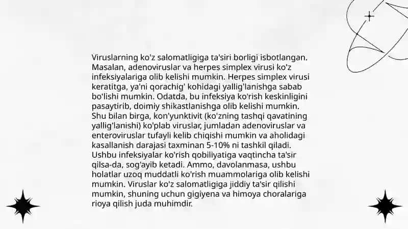 COVID-19 va ko'z infeksiyalari 4