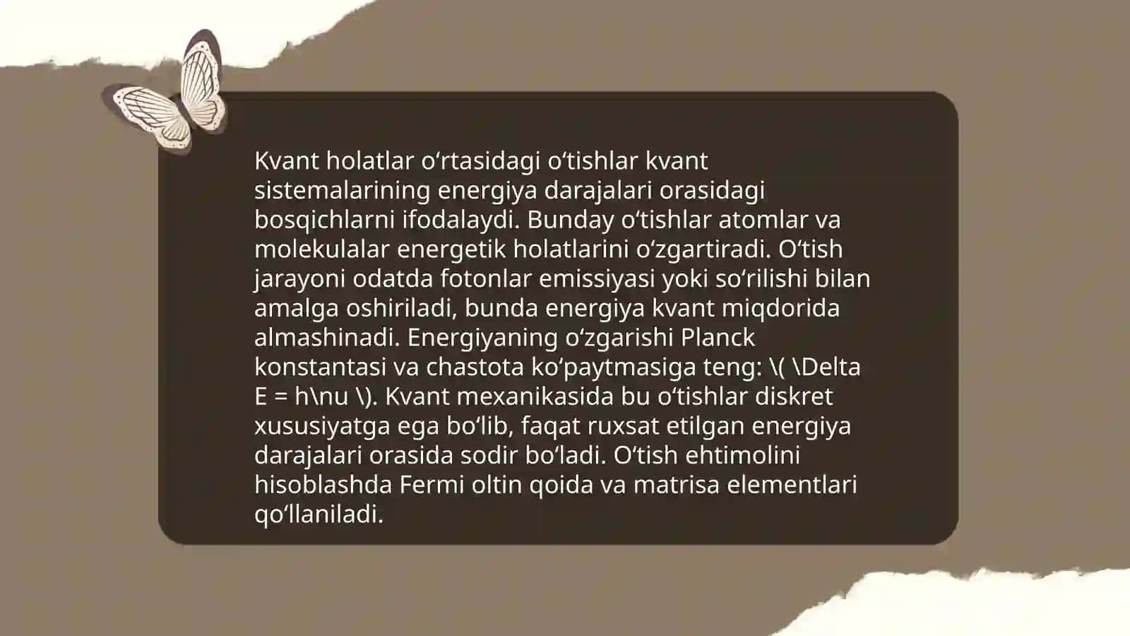 Uch va toʻrt sathli kvant sistemada invers bandlik 4