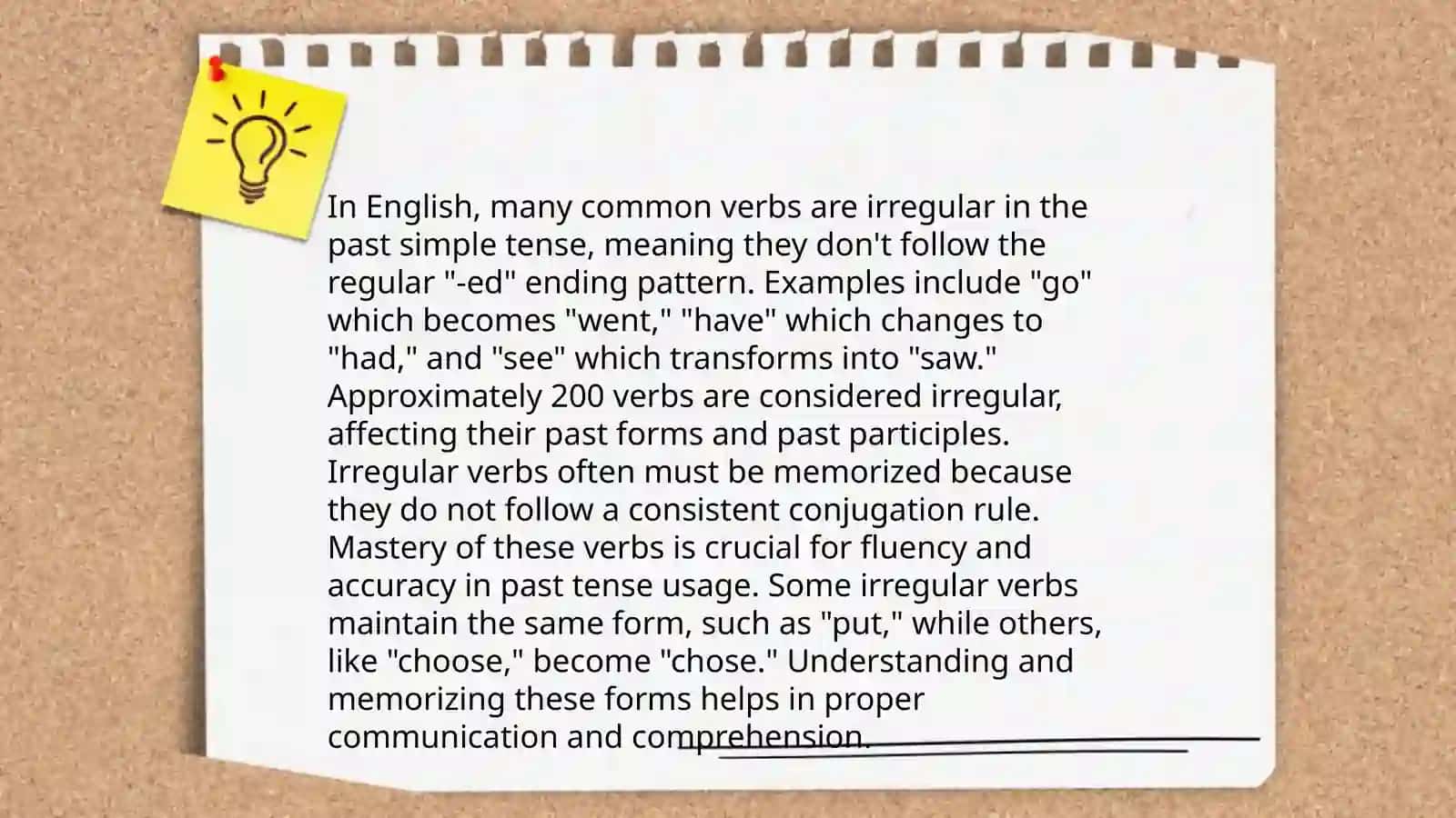 Past simple tense 4