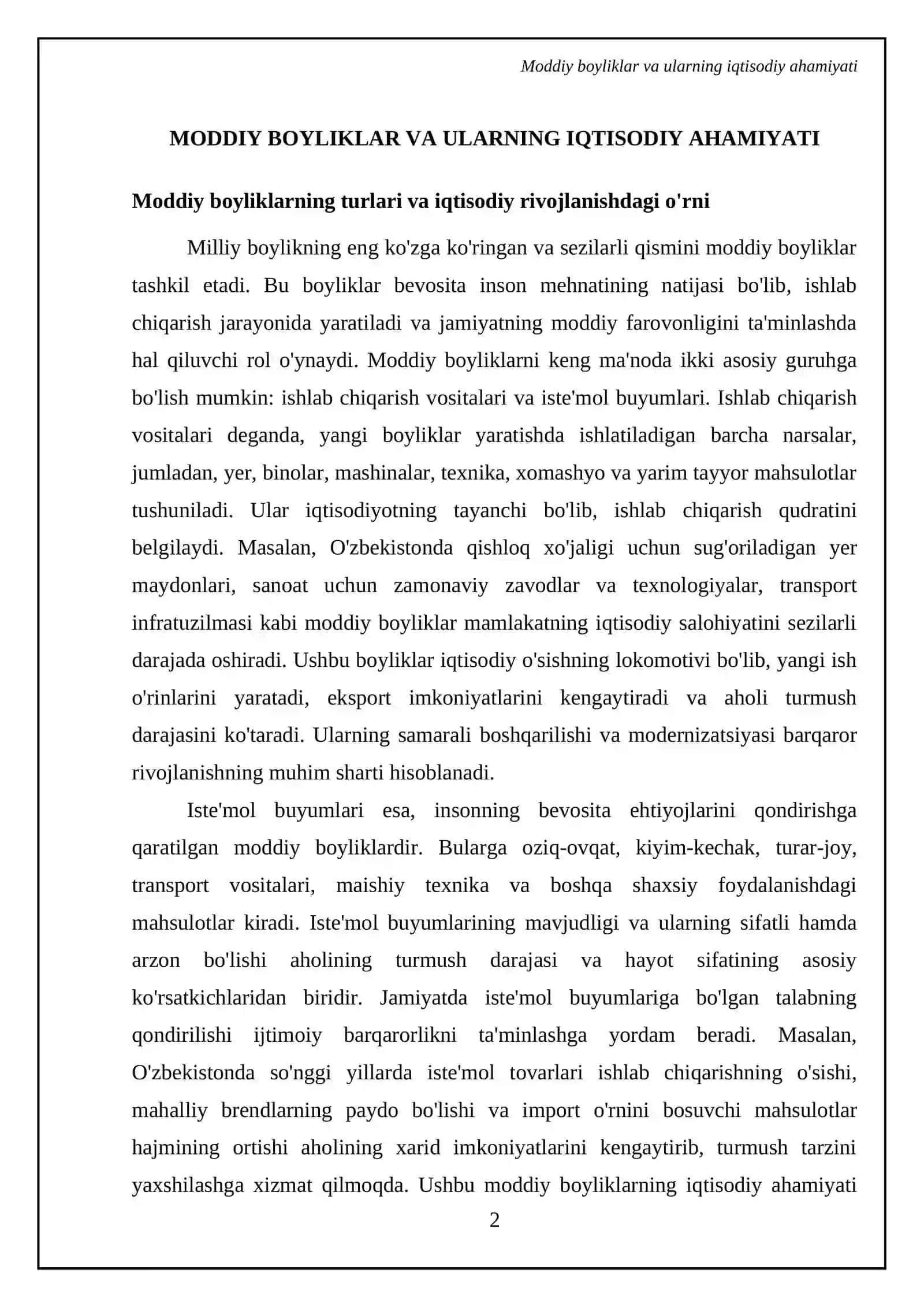 Milliy boylik va uning tarkibiy qismlari 4