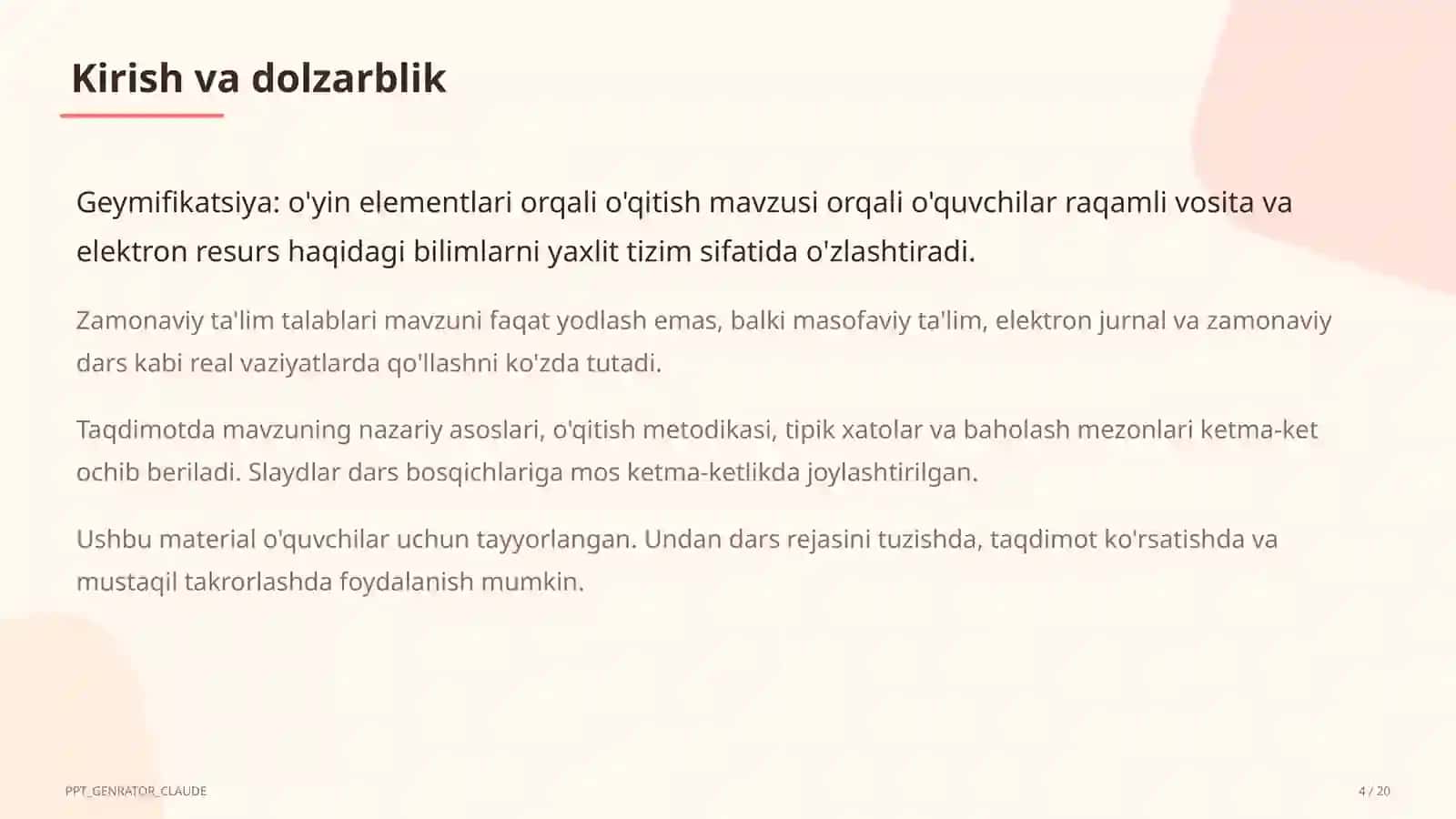 Geymifikatsiya: o'yin elementlari orqali o'qitish 4