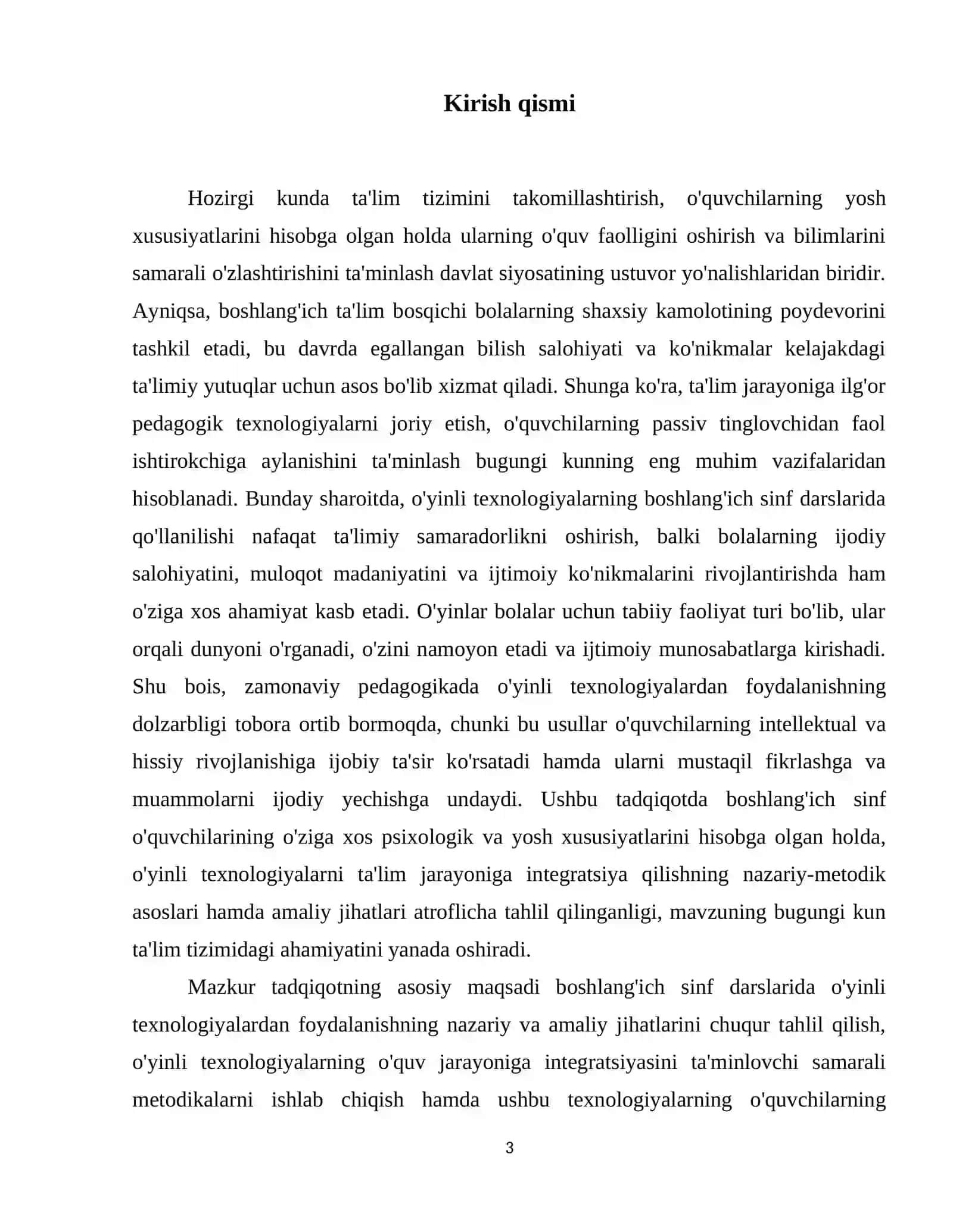 Boshlang'ich sinf darslarida o'yinli texnologiyalardan foydalanishning ahamiyati 4