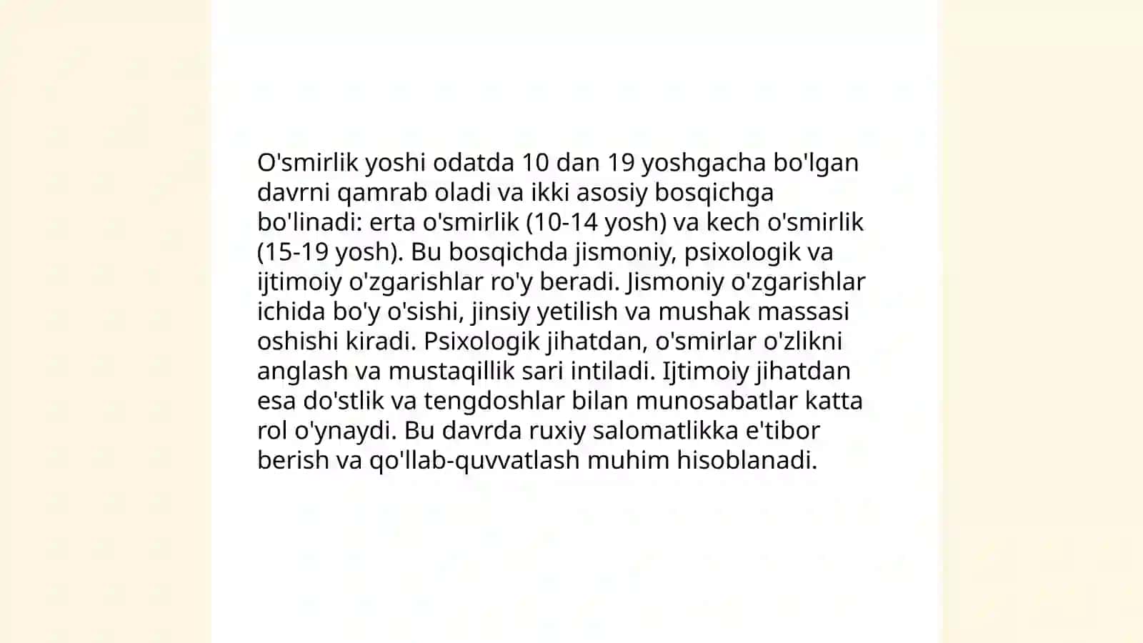 Bolalik davrining psixologik xususiyatlari 4