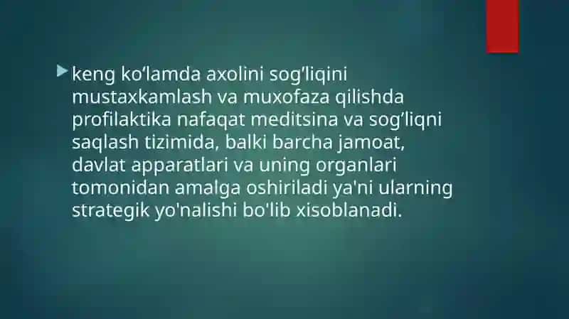 SOG’LOMTURMUShTARZI VA UNIShAKILLANTIRISh 4