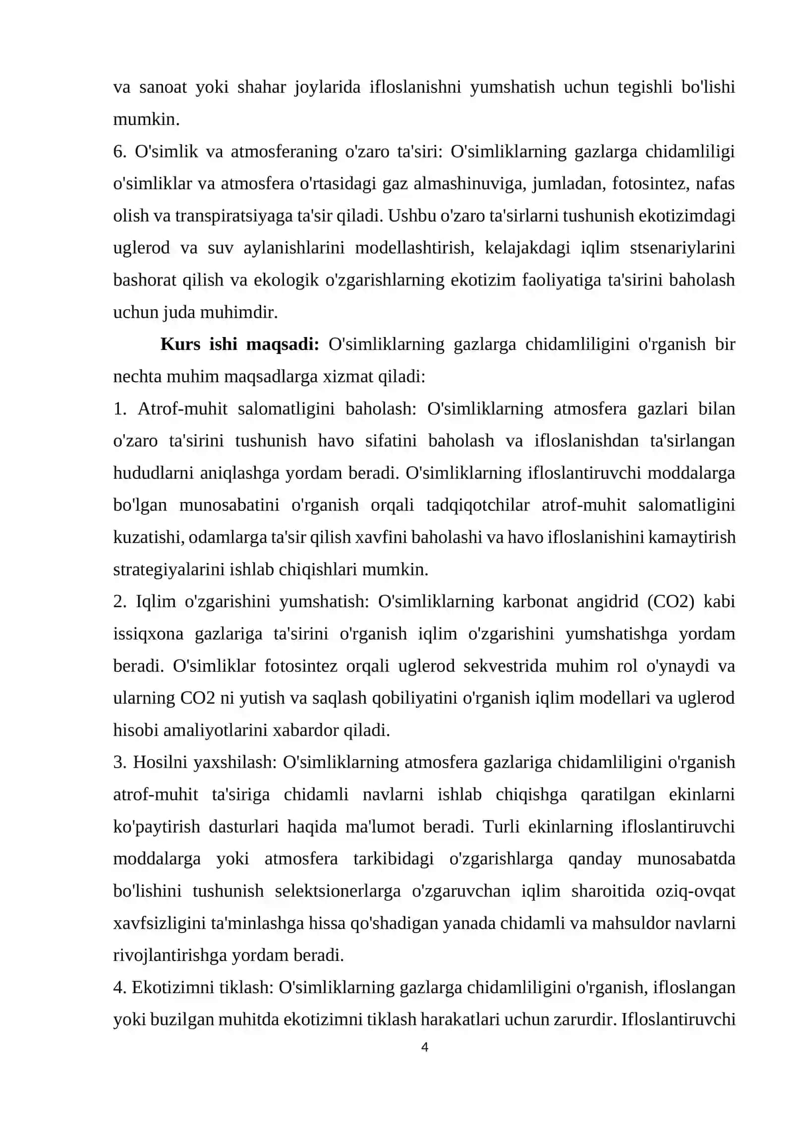 O’simliklarning gazlarga chidamliligi 4