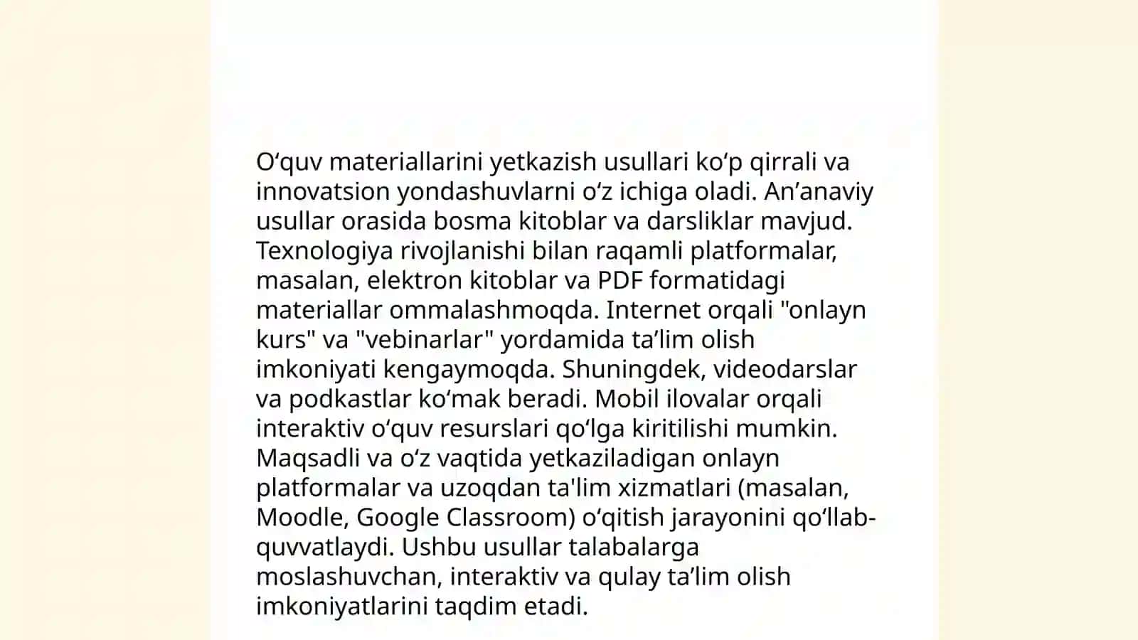 Masofaviy taʼlim platformasi 4