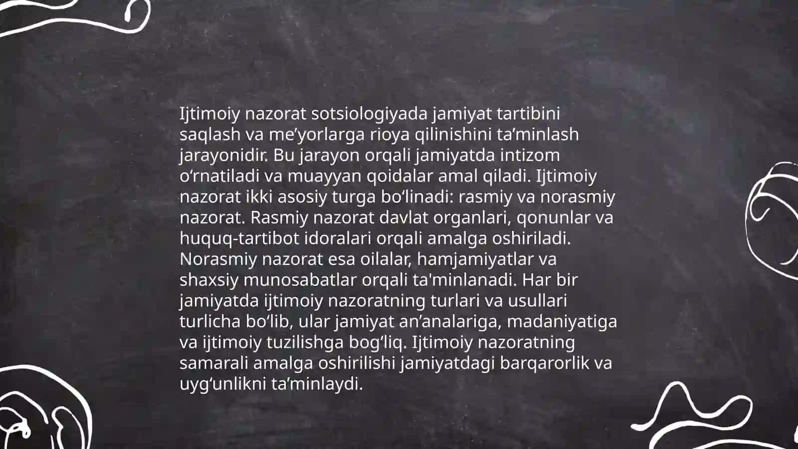 Sotsial nazorat 4